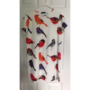 Bird Pattern Dress